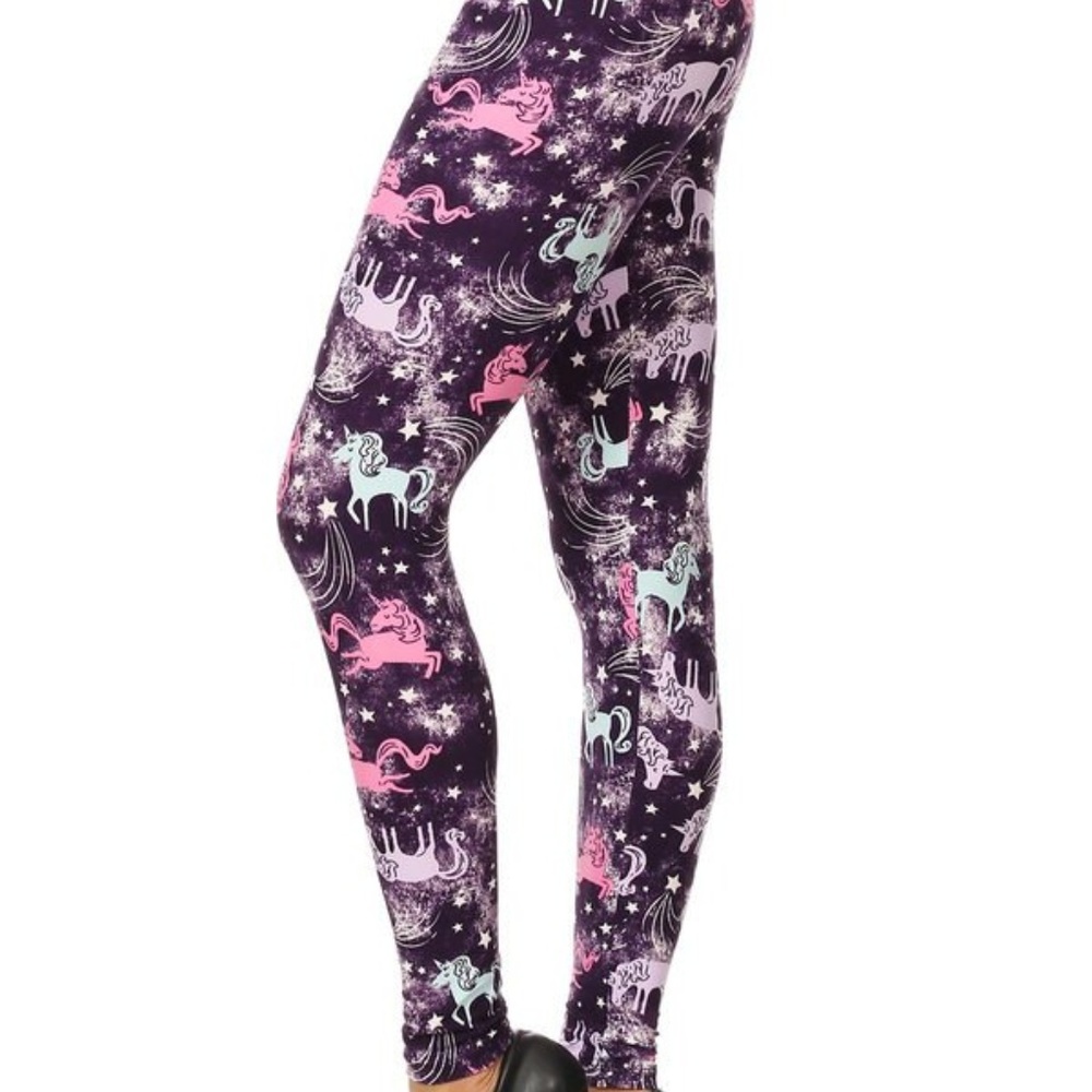 Cosmic unicorn leggings (plus)